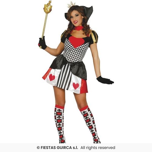 Costume regina cuori - costume, di