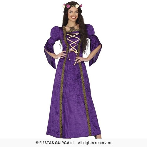Vestito donna medievale - vestito, viola