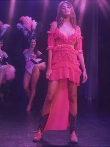 Maxi abito rosa medio nuovo